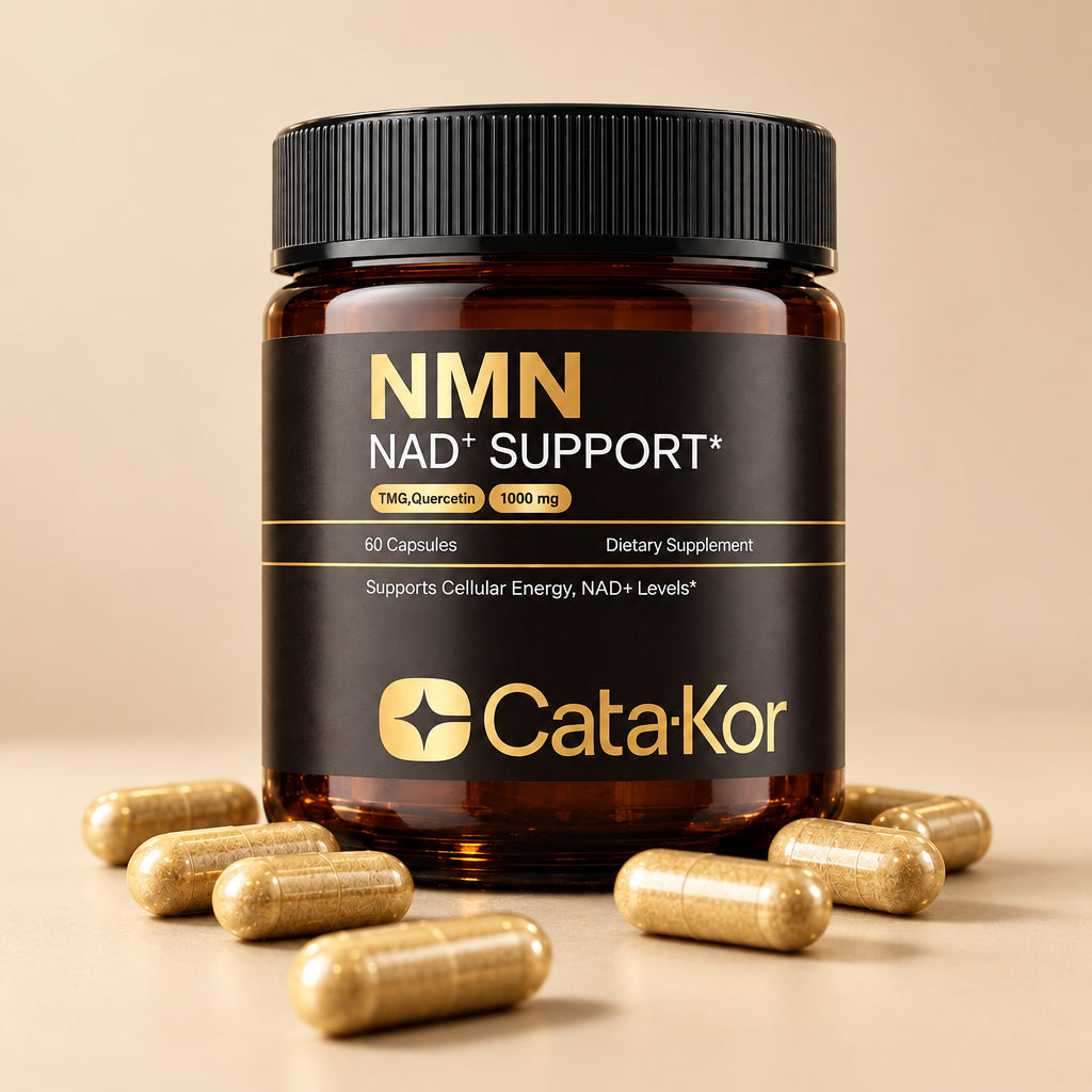 NMN 1000 mg – Suplemento de NAD 4 en 1 con Quercetina | TMG | Resveratrol